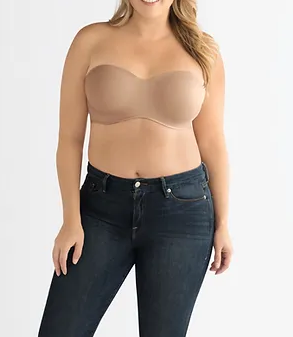 Amoena Barbara Strapless Underwire Mastectomy Bra Nude 457